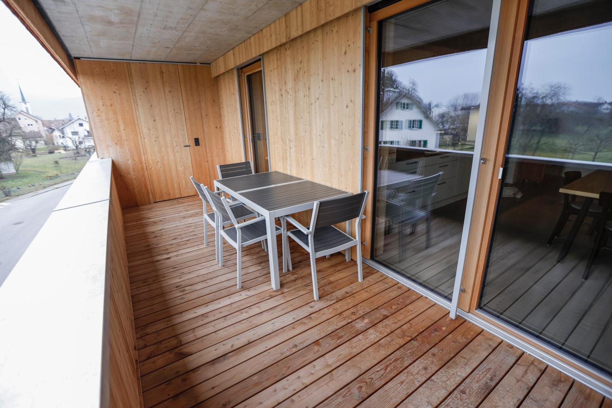 Boutique Apartments Lustenau Nachhaltige Kuehlung Ueber Erdsonde Und Fussbodenkuehlung Zimmer foto